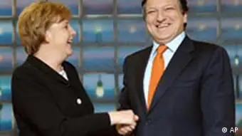 Merkels Antrittsbesuch bei Jose Manuel Barosso