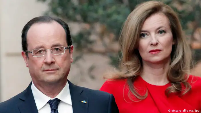 Francois Hollande und Valerie Trierweiler (Foto: DPA)