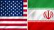 flags USA / Iran flags USA / Iran