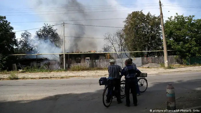 Ukraine Konflikt Explosion in Donezk 07.09.2014
