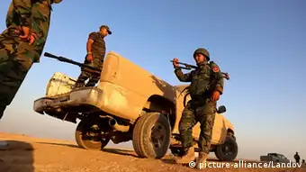 Irak Kurden Peshmerga Checkpoint Khazer 14.8.