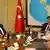 Türkei USA Verteidigungsminister Chuck Hagel bei Ahmet Davutoglu in Ankara