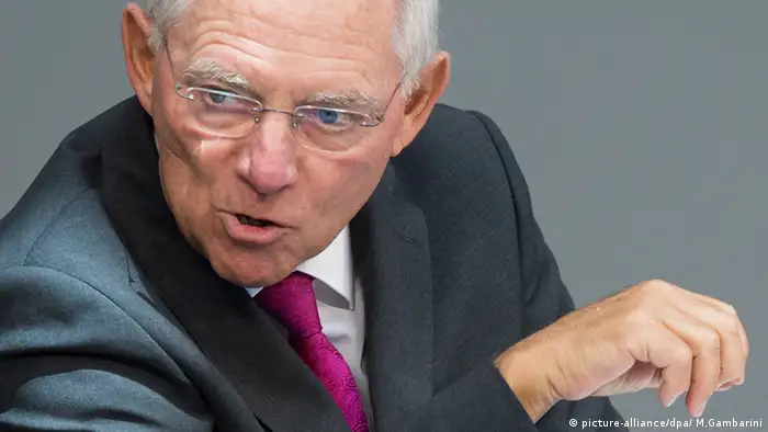 Schäuble im Bundestag 9.9.2014