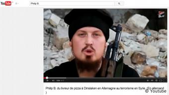 Philip Bergner in einem Propaganda-Video (Screenshot)