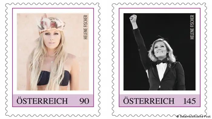 Helene Fischer als Briefmarke