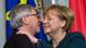 Juncker with Merkel Juncker with Merkel