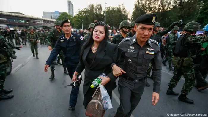 Thailand Soldaten Proteste 26.05.2014 Bangkok