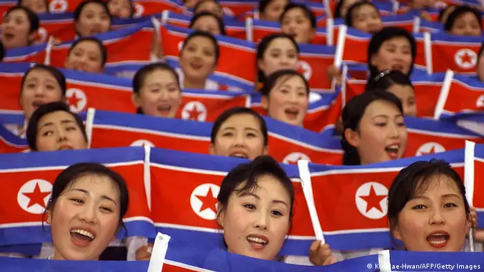 Bildergalerie Asien Spiele 2014 in Incheon Südkorea nordkoreanische Cheerleaders Archiv