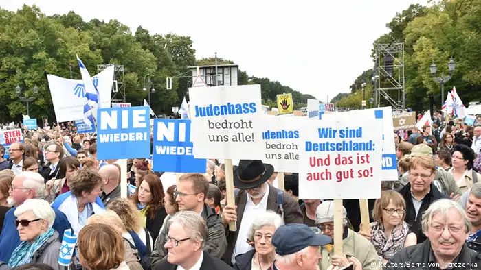 Demonstration gegen Antisemitismus in Berlin 14.09.2014
