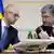 Прем'єр-міністр України Арсеній Яценюк і президент Петро Порошенко