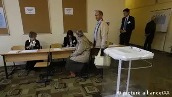 Wahl in Rusland Moskau 14.09.2014