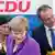 Landtagswahl Brandenburg und Thüringen 15.09.2014 Merkel mit Lieberknecht und Schierack