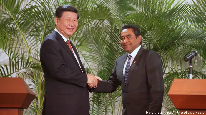 Chinesischer Präsident Xi Jinping auf den Malediven 15.09.2014
