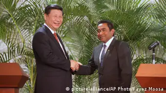 Chinesischer Präsident Xi Jinping auf den Malediven 15.09.2014