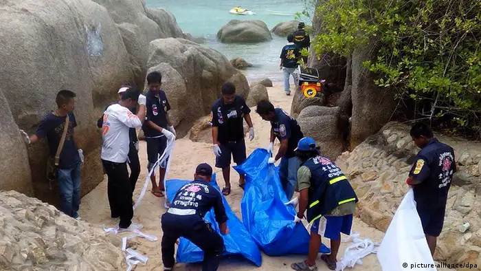 Thailand zwei britische Touristen ermordet