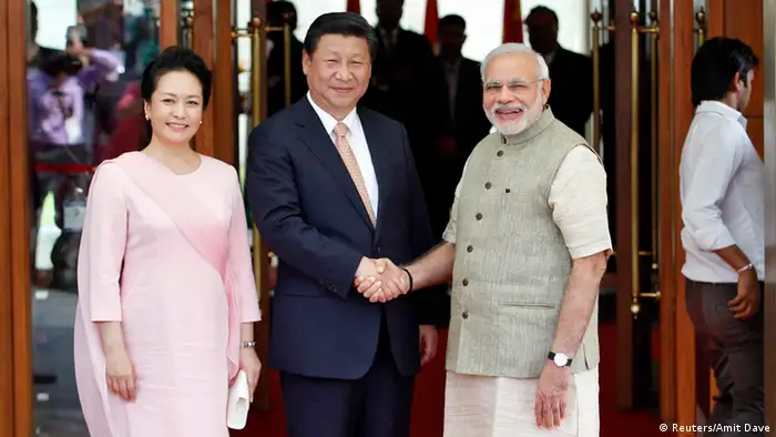 Xi Jinping bei Modi 17.09.2014 Ahmedabad