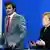 Bundeskanzlerin Merkel mit dem Emir von Katar, Tamim bin Hamad Al Thani (Foto: AFP)