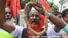 Bangladesch Dhaka Gericht Kriegsverbrechen Delwar Hossain Sayeedi Protest gegen Urteil