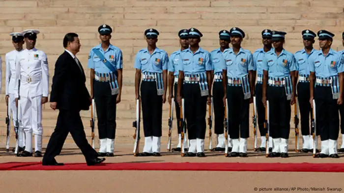 Xi Jinping Eherengarde 18.09.2014 Neu Delhi