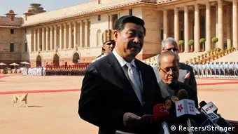 Indien Staatspräsident von China Xi Jinping in Neu-Dheli 18.09.2014