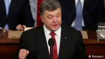 Petro Poroschenko redet vor dem US-Kongress