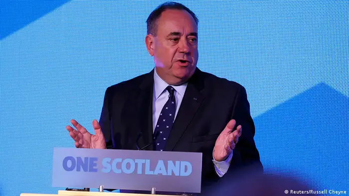 Großbritannien Schottland Unabhängigkeitsreferendum Reaktionen Alex Salmond 