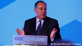 Großbritannien Schottland Unabhängigkeitsreferendum Reaktionen Alex Salmond