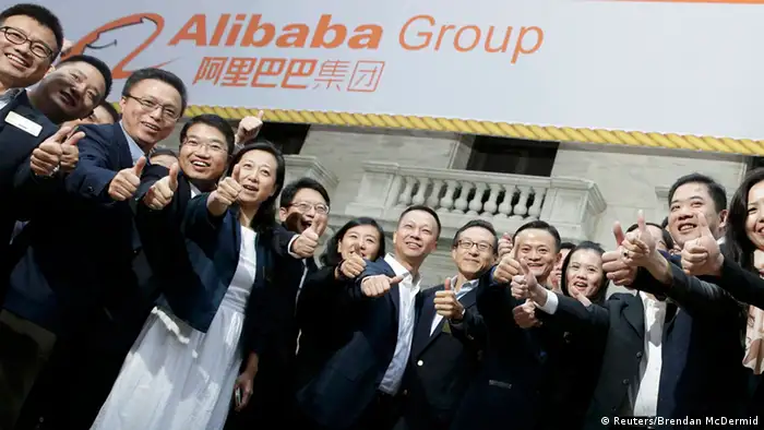 New York Börsengang Alibaba 1.9.2014