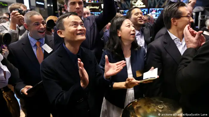 New York Börsengang Alibaba 19.9.2014