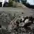 Часть минометного снаряда в земле, город Славянск
