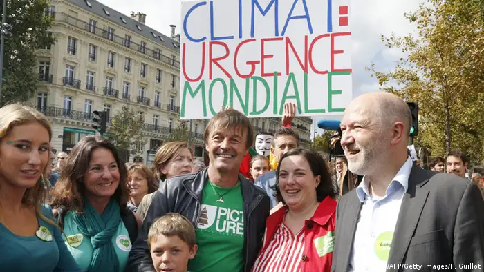 Klimawandel Protest in Paris