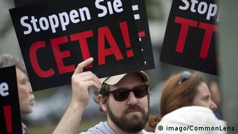 Deutschland EU Demonstration gegen TTIP in Berlin