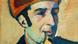 Das Portrait zeigt Franz Marc mit Pfeife, gemalt von seinem Freund August Macke. Marc fiel im Ersten Weltkrieg. (Copyright: Nationalgalerie Berlin) Das Portrait zeigt Franz Marc mit Pfeife, gemalt von seinem Freund August Macke. Marc fiel im Ersten Weltkrieg. (Copyright: Nationalgalerie Berlin)