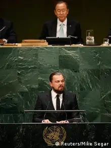 UN Klimakonferenz 2014 in New York 23.09.2014 - Leonardo DiCaprio