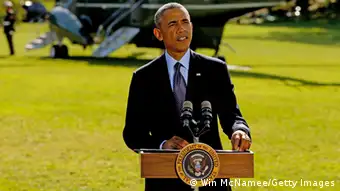 USA Präsident Barack Obama 23.9.2014 Ansprache Luftangriffe Syrien IS