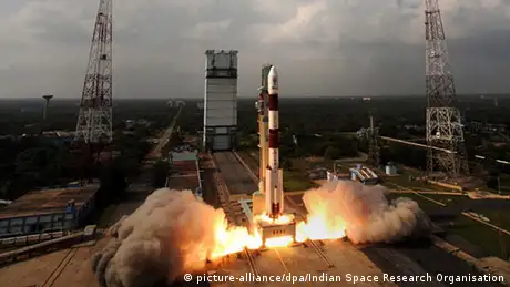 Bildergalerie Indien Mars Orbiter Mangalyaan