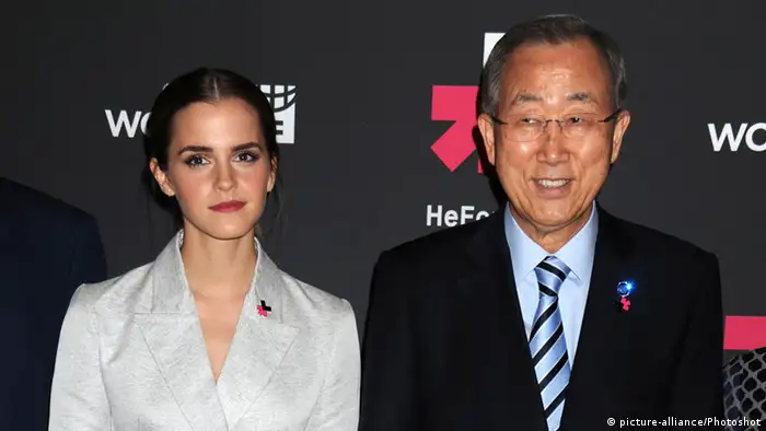 Emma Watson und Ban Kin Moon
