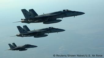 US-Angriffe auf IS-Stellungen in Syrien (Reuters)