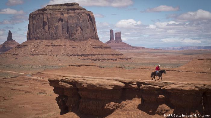 USA Reiter vom Volk der Navajo