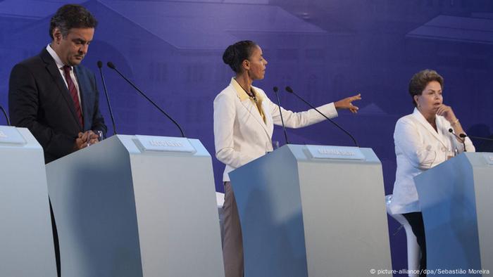 Brasilien Präsidentschaftswahlen 2014 Neves Silva Rousseff 
