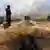 یک میدان نفتی در سوریه که تحت کنترل تروریست‌های "دولت اسلامی" است