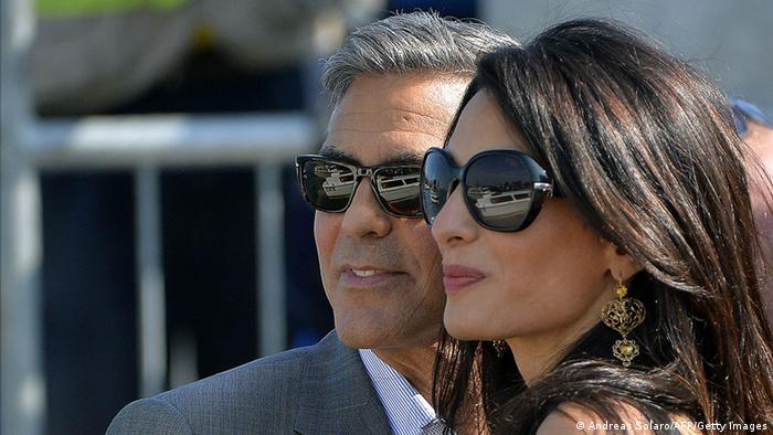 George Clooney und Amal Alamuddin in Venedig (Foto: AFP/Getty Images)
