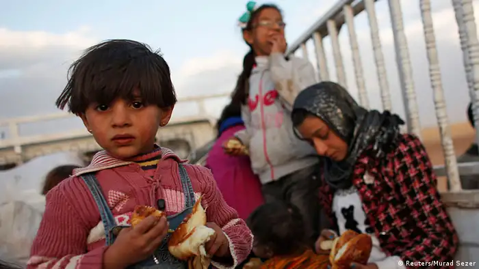 Türkei Suruc Grenze Syrien Kurdische Flüchtlinge