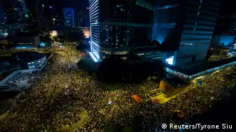 China Studentenprotest in Hongkong Occupy Central Regenschirme