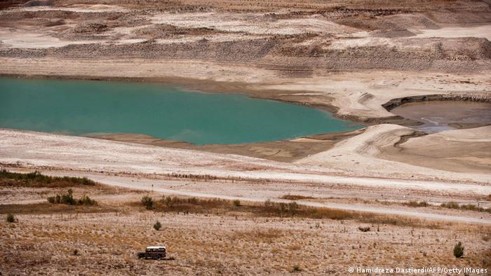 Iran Lar Damm Wasserknappheit Reservoir