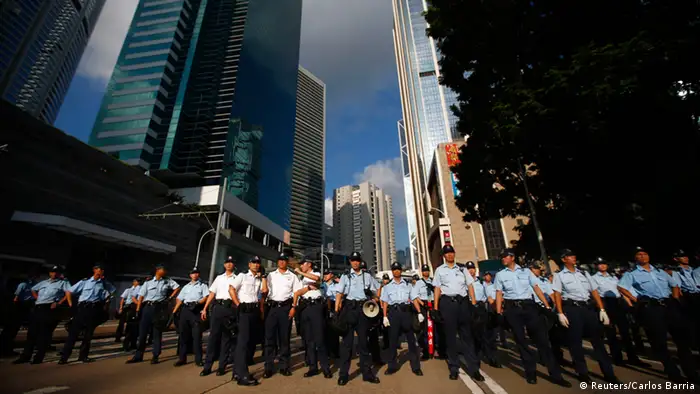 Bildergalerie Demonstrationen Hong Kong 29.09.2014