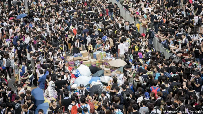 Demonstrationen Hongkong 29.09.2014