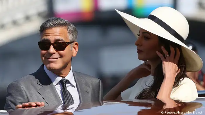 Venedig Hochzeit George Clooney und Amal Alamuddin 29.09.2014 (Reuters/Alessandro Bianchi)