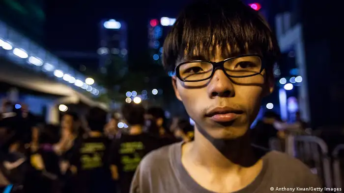 Joshua Wong Proteste in Hongkong
