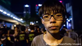 Joshua Wong Proteste in Hongkong